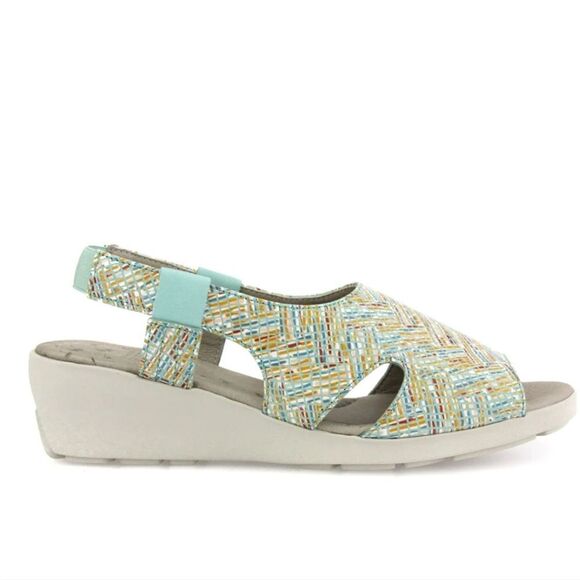 New Cloud Footwear Holly Sandal Blue memory foam 8.5 USA or 39 - Picture 2 of 7